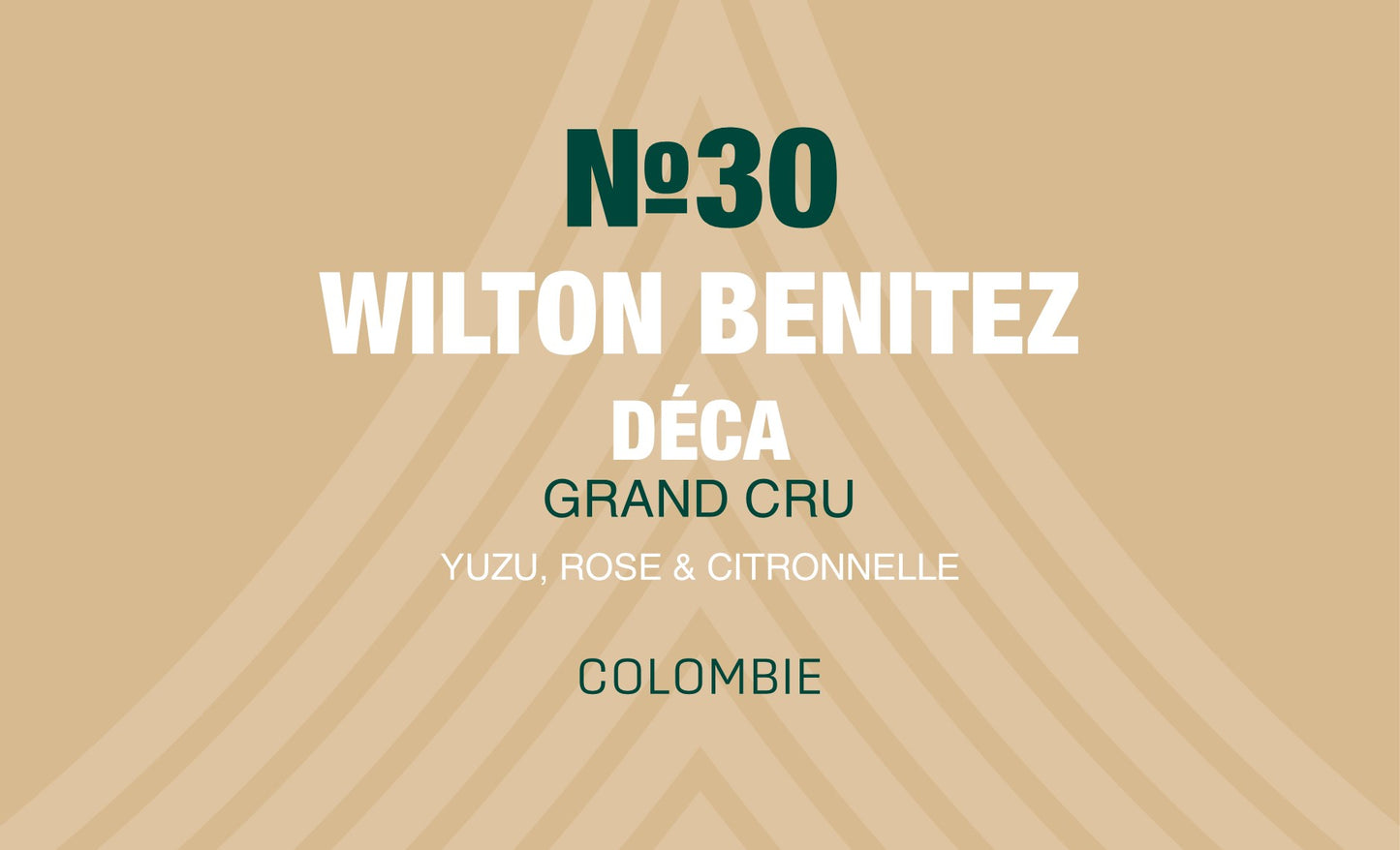 N°30 - Décaf Wilton Benitez - Colombie