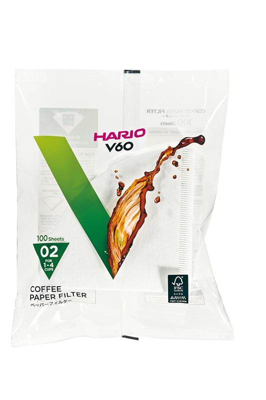 Hario V60 Paper Filters – White