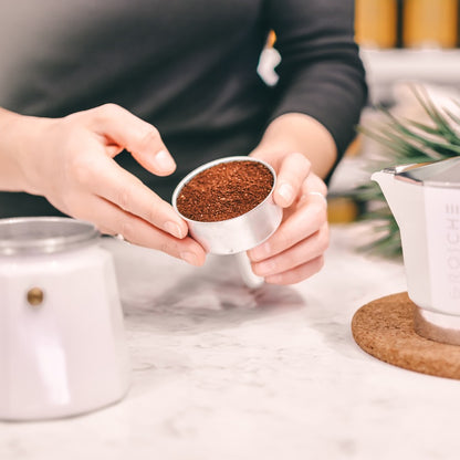 GROSCHE Milano – Cafetière italienne 6 tasses (Blanc)